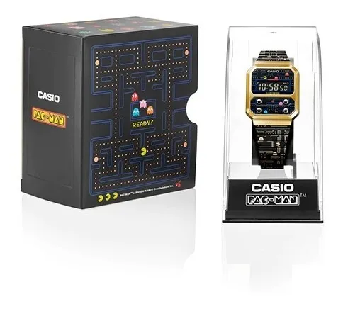 Casio Unisex Pac Man A100wepc-1bdr - Imagen 2
