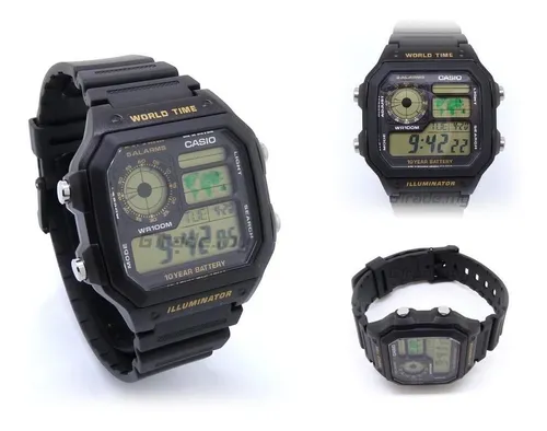 Reloj Hombre Casio AE-1200WH-1BVDF - Imagen 2