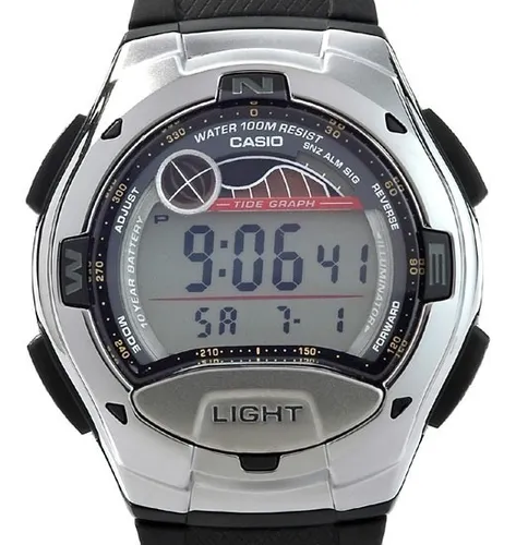 Reloj Hombre Casio W-753-1AVDF Grafico De Mareas - Imagen 3