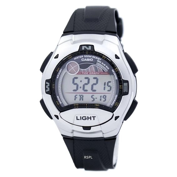 Reloj Hombre Casio W-753-1AVDF Grafico De Mareas