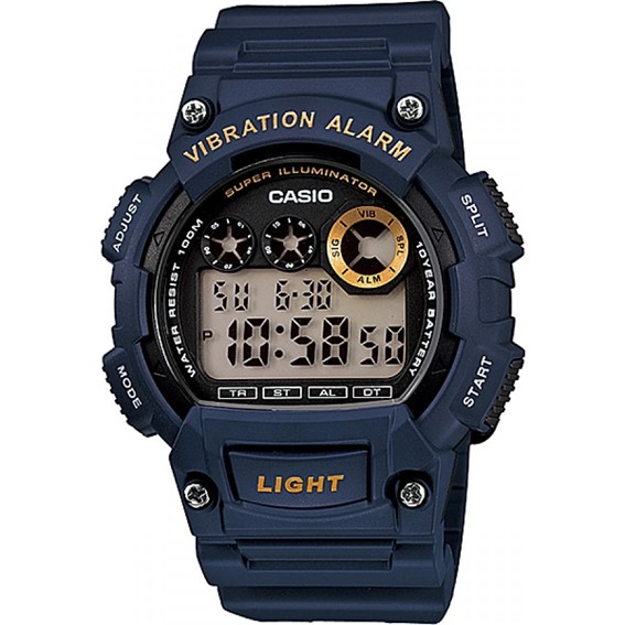 Reloj Hombre Casio Alarma Vibration W-735H-2AVDF