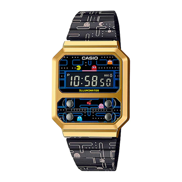 Casio Unisex Pac Man A100wepc-1bdr