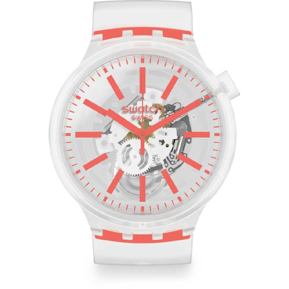 Reloj Unisex Swatch So27e102 Orangeinjelly