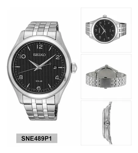 Reloj Seiko Hombre Solar Sne489p1 - Imagen 2