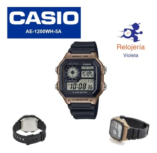 Reloj Hombre Casio Ae-1200wh-5a Exclusivo - Imagen 4
