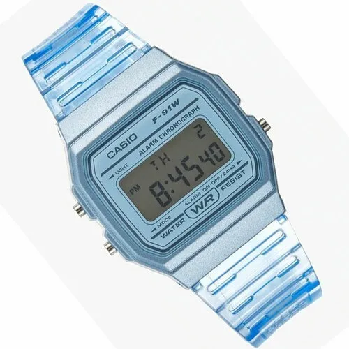Reloj Unisex Casio F-91ws-2df Celeste - Imagen 2