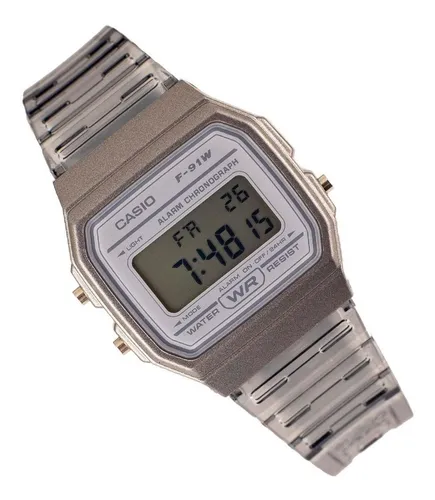 Reloj Unisex Casio F-91ws-8df Gris - Imagen 2
