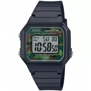 Reloj Casio Unisex W-217h-3b Exclusivo Camuflaje