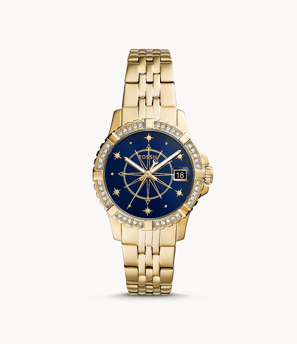 Reloj Mujer Fossil Es5059 Dorado