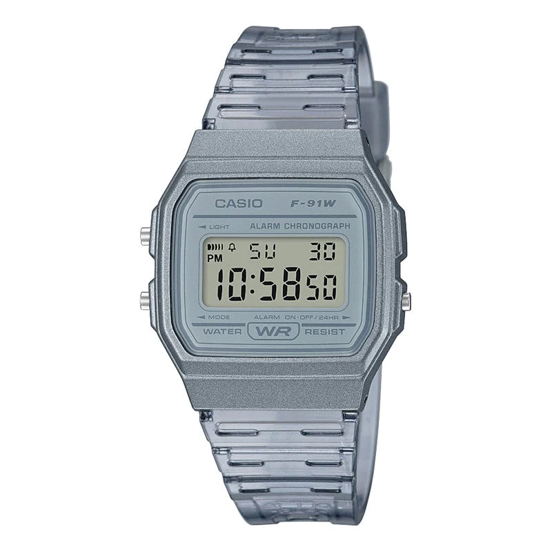 Reloj Unisex Casio F-91ws-8df Gris
