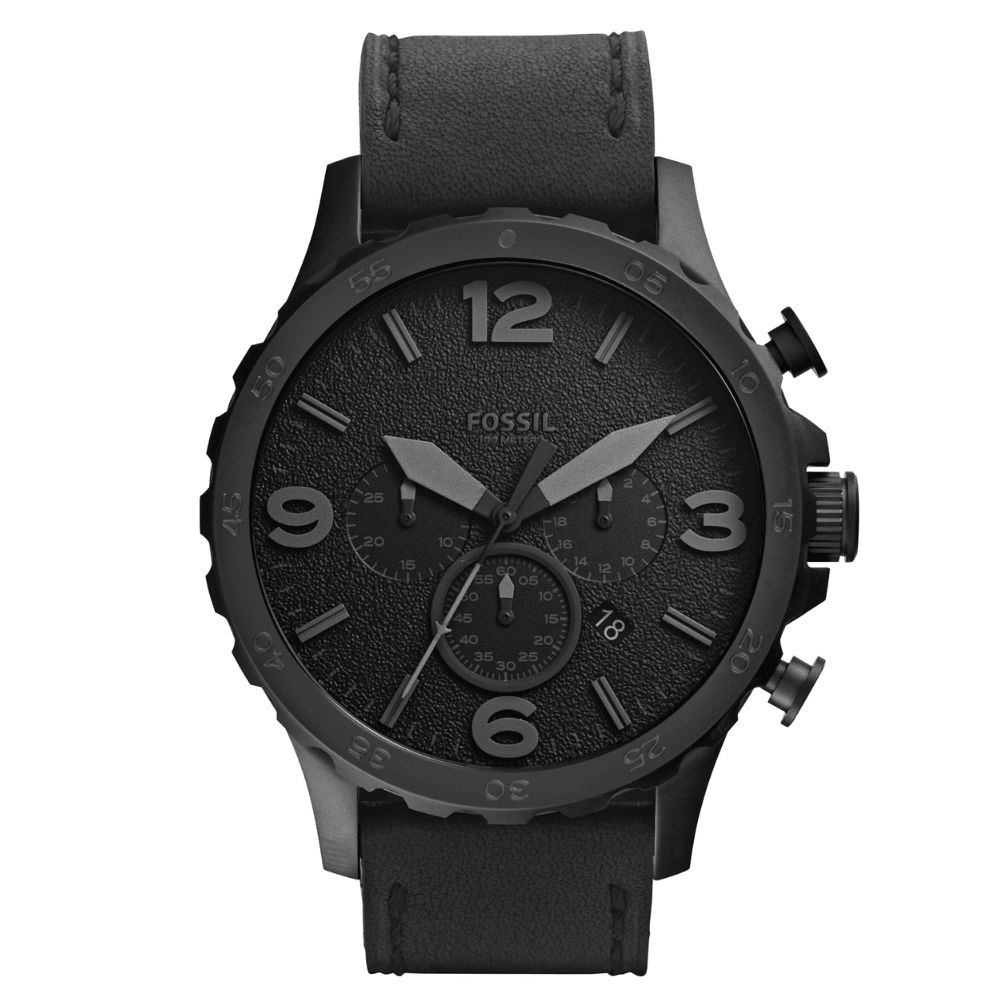 Reloj Hombre Fossil Nate Jr1354 Negro