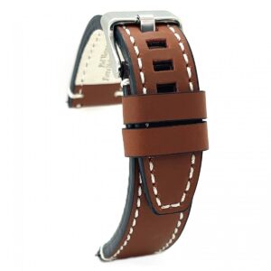 Correa Reloj Artesanal Cuero Diloy 24 Mm