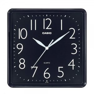 Reloj Casio Mural Pared Negro Iq-06-1df