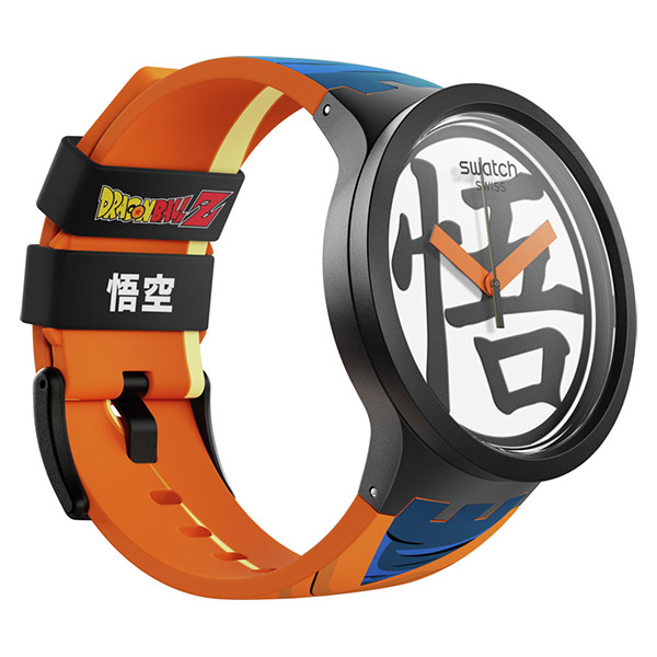 Reloj Swatch X Dragon Ball Z Sb01z101 Goku - Imagen 2