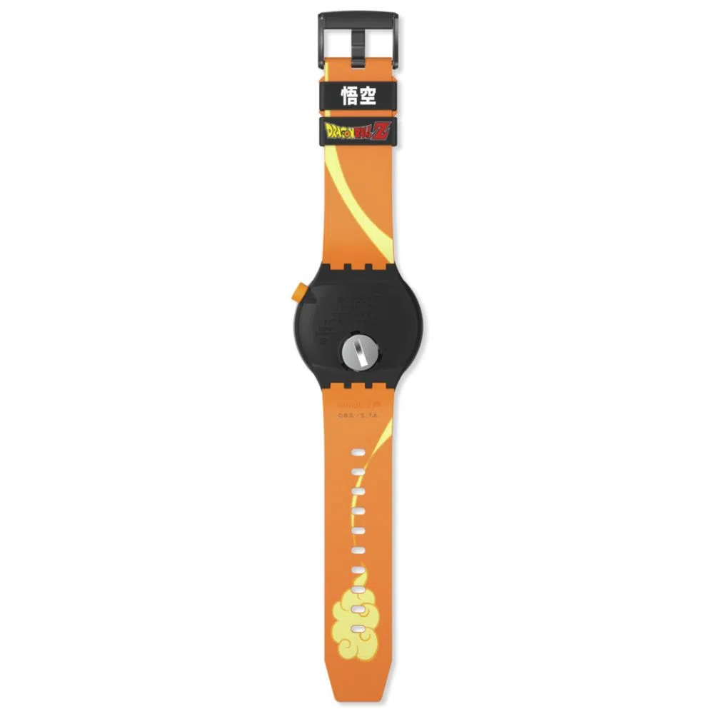 Reloj Swatch X Dragon Ball Z Sb01z101 Goku - Imagen 4
