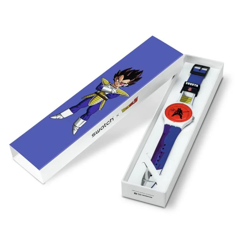 Reloj Swatch X Dragon Ball Z Suoz348 Vegeta - Imagen 2