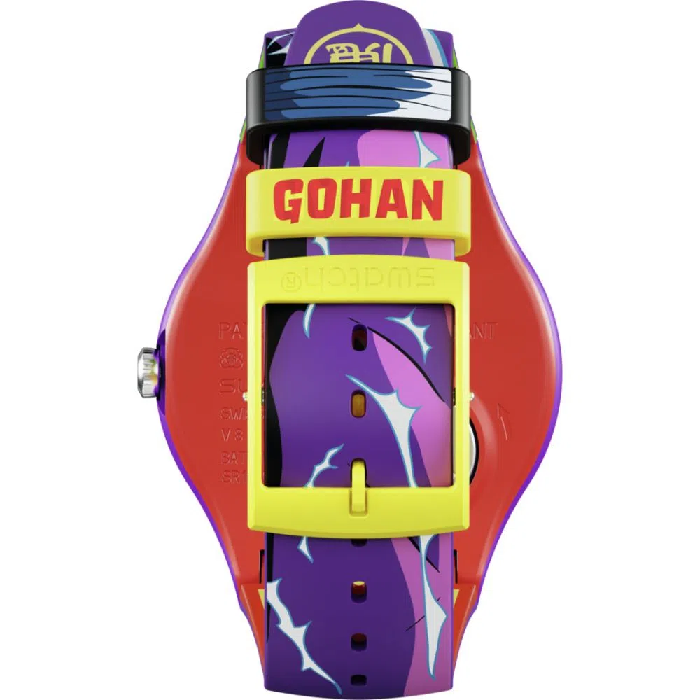 Reloj Swatch x Dragon Ball Z Suoz345 Gohan - Imagen 6