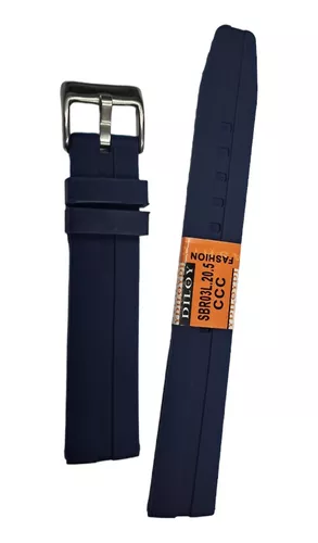 Correa Reloj Silicona Calidad Diloy 20 Mm