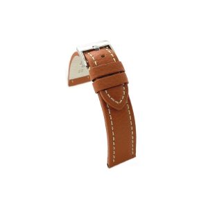 Correa De Reloj Diloy Cuero Vacuno 18 Mm Grabado Bisonte