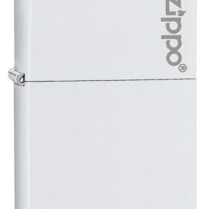 Encendedor Zippo Zp214zl Classic White Matte Logo