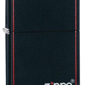 Encendedor Zippo Zp218zb Classic Black And Red Border