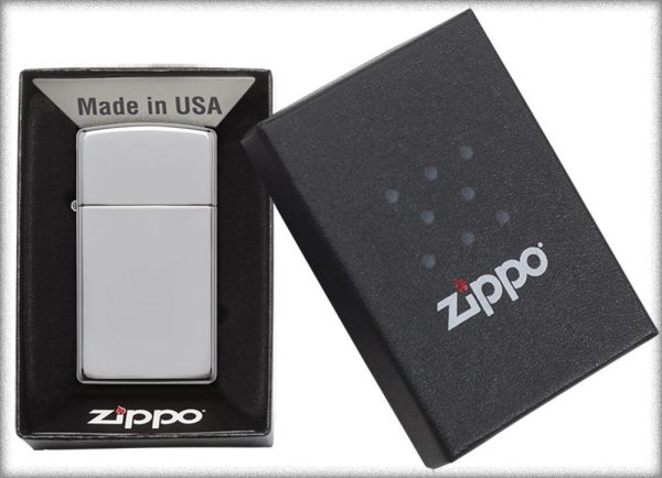 Encendedor Zp1610 Zippo Slim High Polish Chrome - Imagen 2