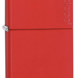 Encendedor Zippo Zp233zl Red Matte With Logo