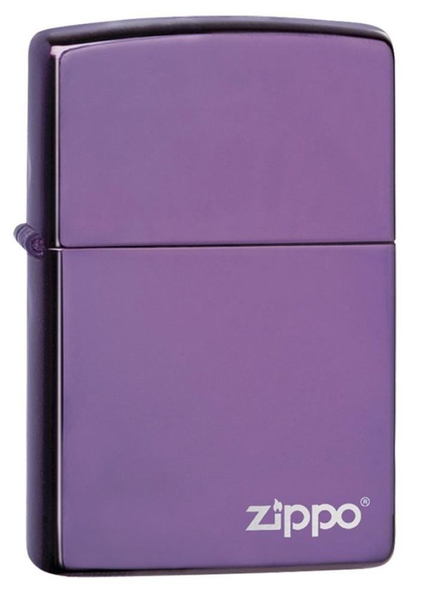Encendedor Zippo Zp24747zl Classic High Polish Purple Logo - Imagen 4