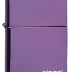 Encendedor Zippo Zp24747zl Classic High Polish Purple Logo