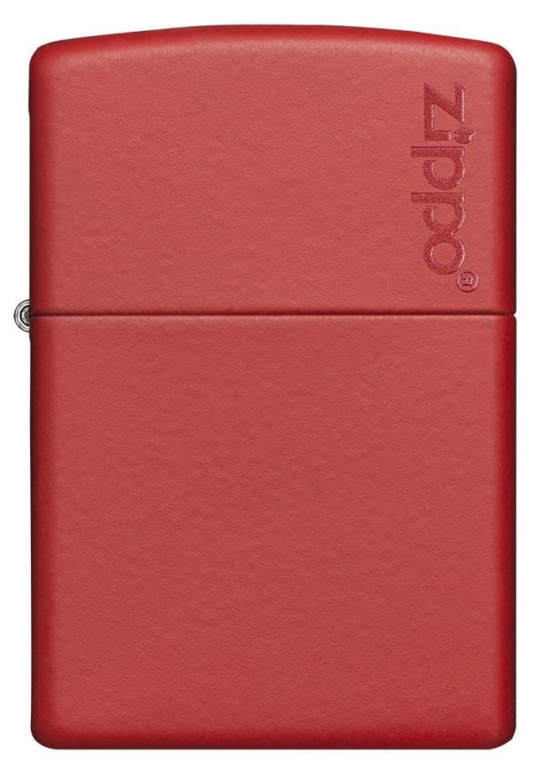 Encendedor Zippo Zp233zl Red Matte With Logo - Imagen 2
