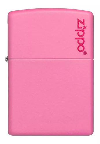 Encendedor Zippo Zp238zl Classic Pink Matte Logo - Imagen 2