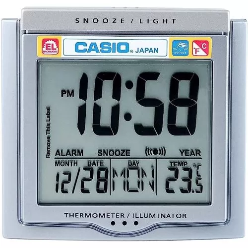 Reloj Casio Despertador temperatura Dq-750f-8df
