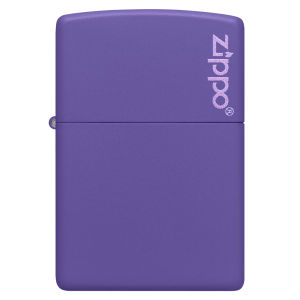 Encendedor Zippo Zp237zl Classic Purple Matte Logo