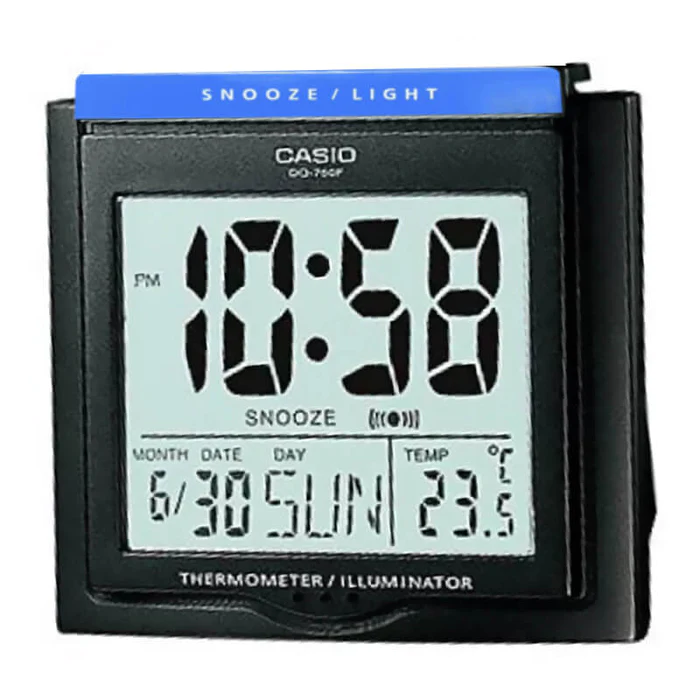Reloj Casio Despertador Luz Dq-750f-1df