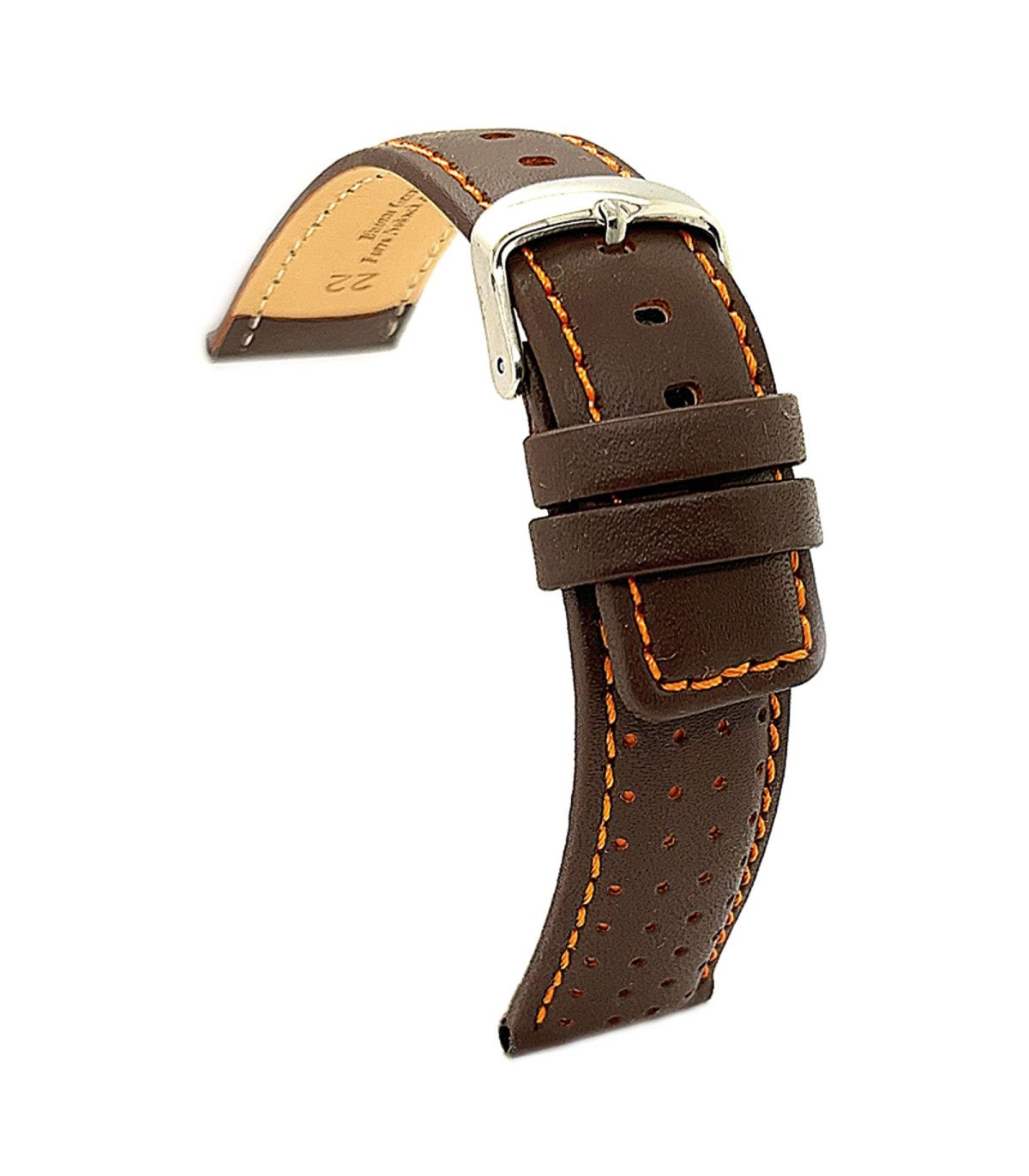 Correa De Reloj Diloy Cuero Vacuno Lisa 24 Mm