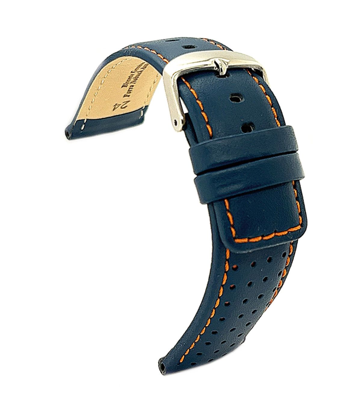 Correa De Reloj Diloy Cuero Vacuno Lisa 24 Mm