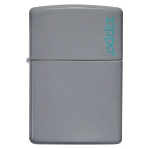 Encendedor Zippo Zp49452zl Flat Grey Logo