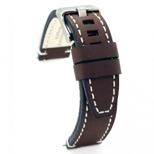Correa Reloj Artesanal Cuero Diloy 24 Mm