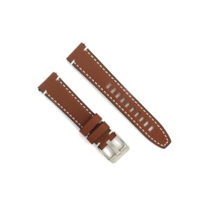 Correa Reloj Artesanal Cuero Diloy 24 Mm