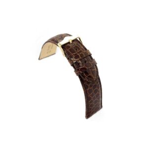 Correa De Reloj Diloy Cocodrilo Autentica 12 mm