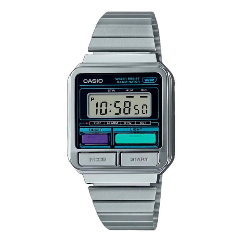Reloj Casio Vintage Unisex A120WE-1ADF Retro 80's
