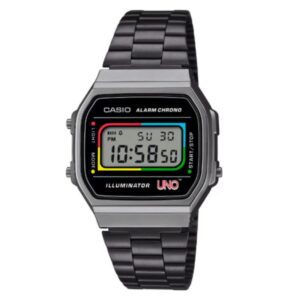 Reloj Casio A168WEUC-1A "Cartas UNO" Mattel Ed. Limitada