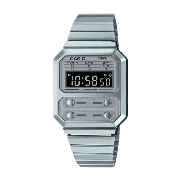 Reloj Casio Vintage A100WE-7BDF Alien F-100 Reissue Negativo