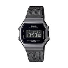 Reloj Casio Vintage Unisex A168WEMB-1BDF Negro Pantalla Negativa
