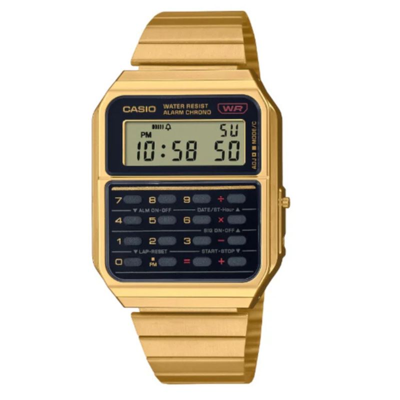 Reloj Calculadora Casio Unisex CA-500WEG-1A