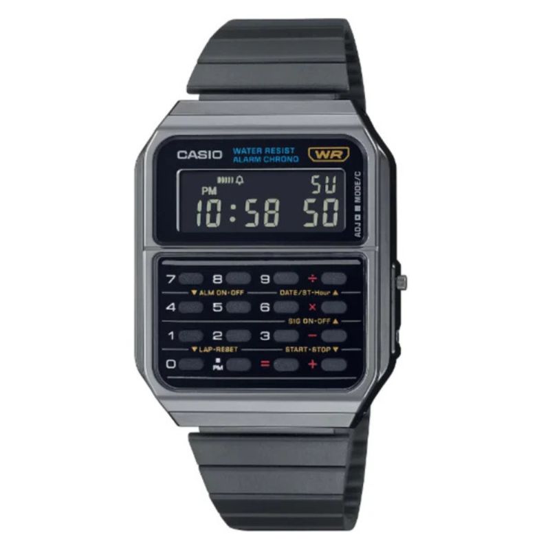 Reloj Calculadora Casio Unisex CA-500WEGG-1BDF