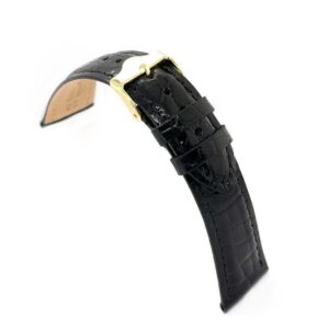 Correa De Reloj Diloy Cocodrilo Autentica 22 mm