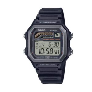 Reloj Casio Hombre Vintage Countdown Timer WS-1600H-1AV