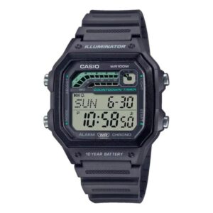 Reloj Casio Hombre Vintage Countdown Timer WS-1600H-8AV