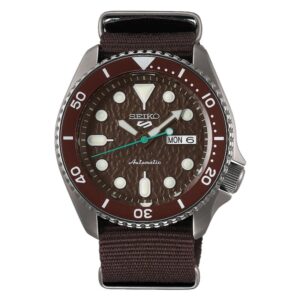 Reloj Seiko 5 Sport Automático SRPD85K1 chocolate